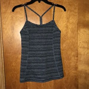 Gray under armor workout tank